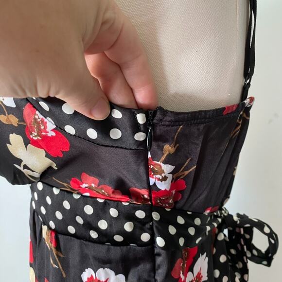 Heart Soul Womens Satin Y2K Babydoll Dress Size XL Whimsigoth Fairy Grunge Goth - Picture 5 of 13